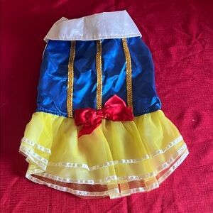 Dog Princess Costume with Red Bow Size M